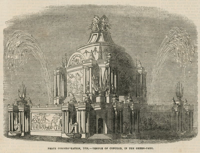 Temple of Concord i Green Park av English School