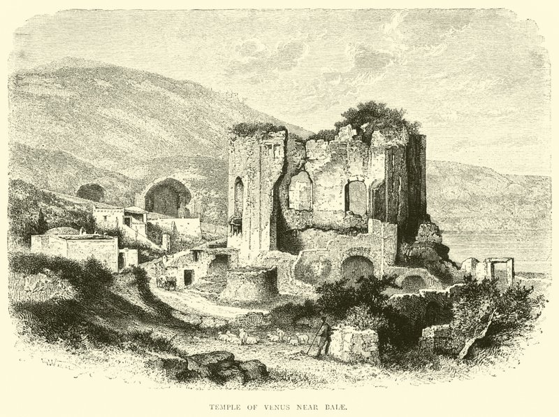 Venus tempel nær Baiae av English School