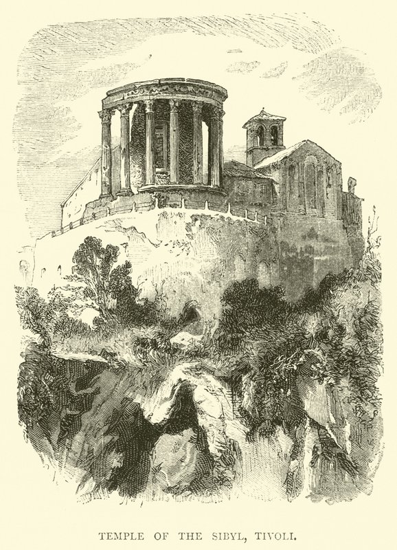 Sibyllens tempel, Tivoli av English School