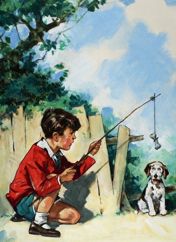Friste en hund av English School