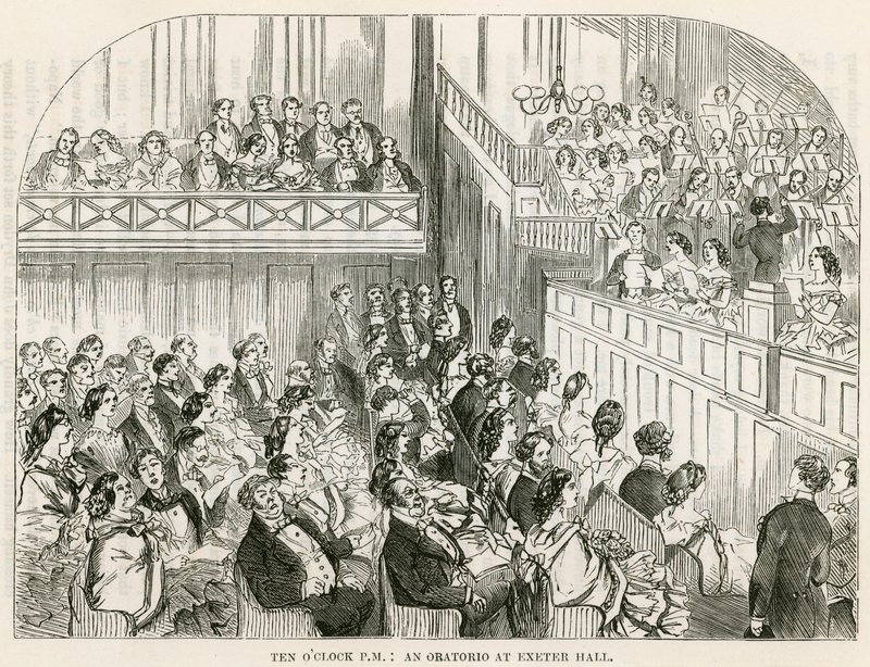 Ti OClock PM: Et oratorium i Exeter Hall av English School