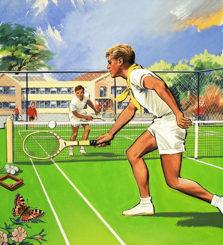 Tennisspillere av English School