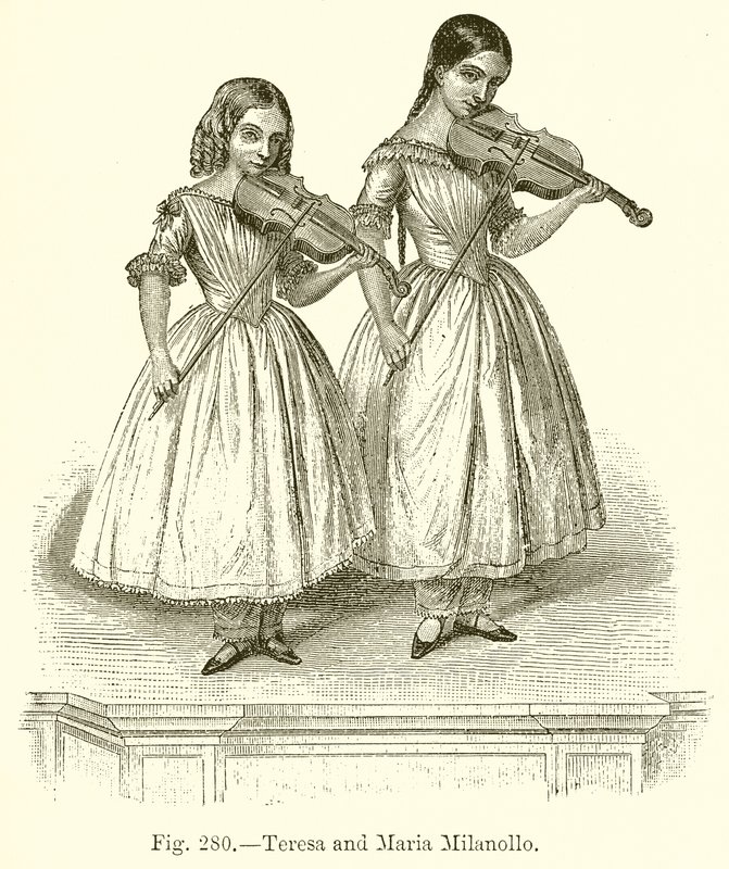 Teresa og Maria Milanollo av English School