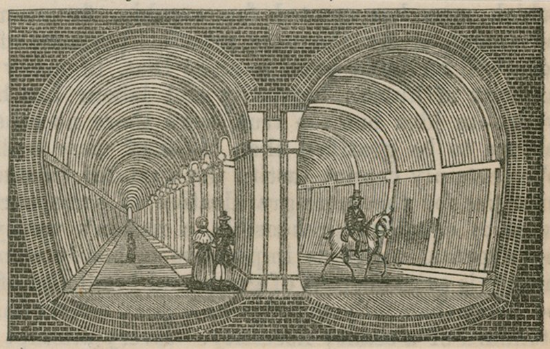 Thames Tunnel av English School