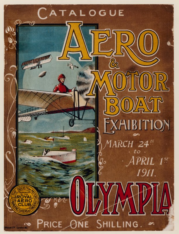 Aero- og motorbåtutstillingen på Olympia, 1911 av English School