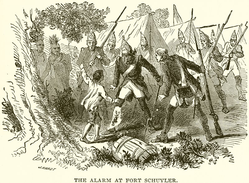 Alarmen ved Fort Schuyler av English School