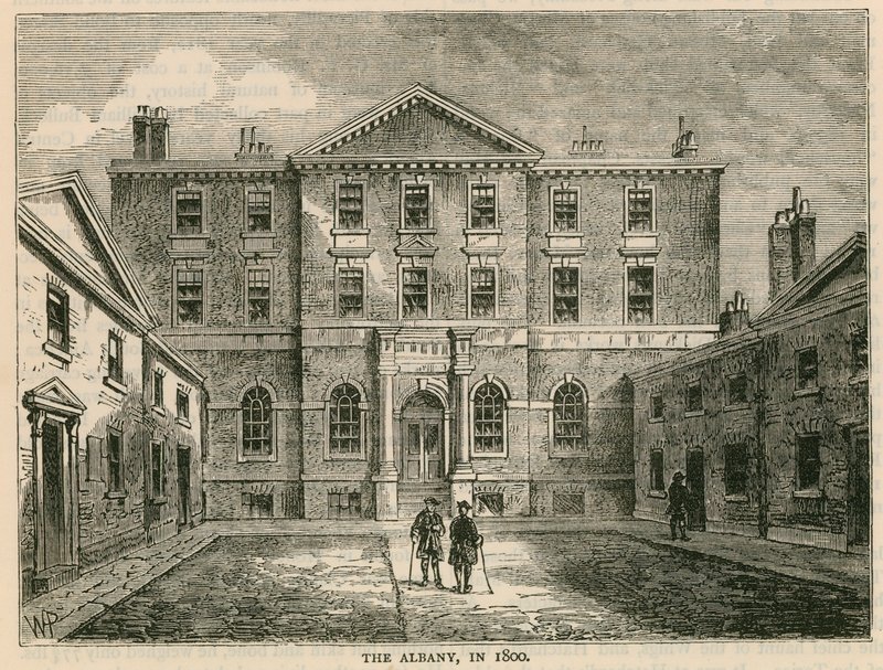 The Albany, London, i 1800 av English School