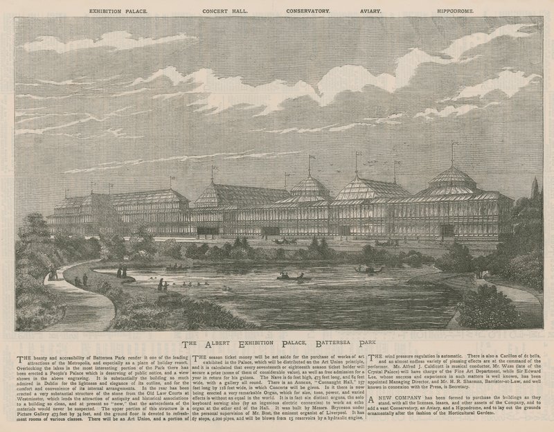 Albert-utstillingen i Battersea Park av English School