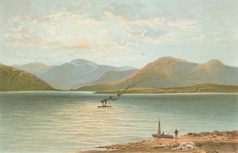 Ardgower-fjellene fra Ballachulish av English School