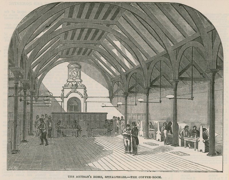 The Artisans Home, Spitalfields - The Coffee Room av English School