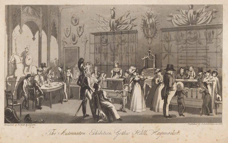 Automatutstillingen, Gothic Hall, Haymarket av English School