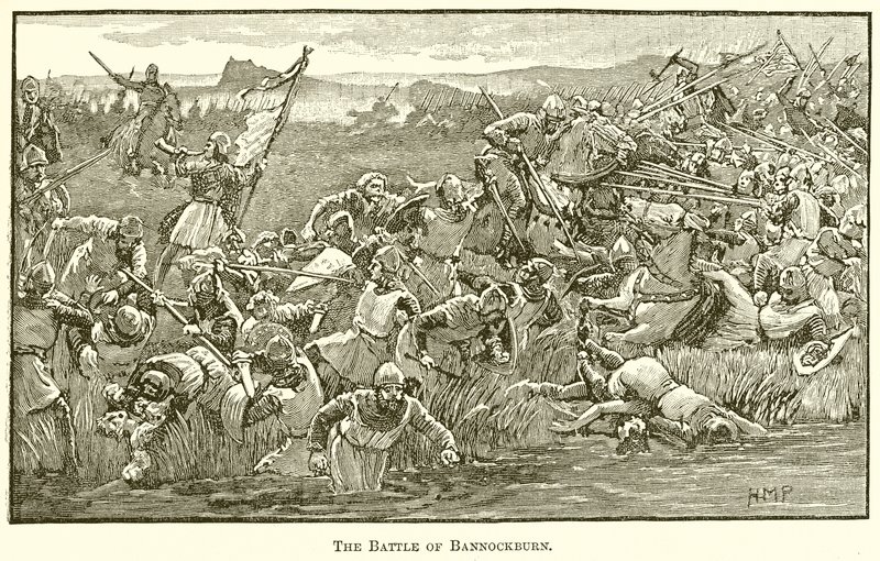 Slaget ved Bannockburn av English School