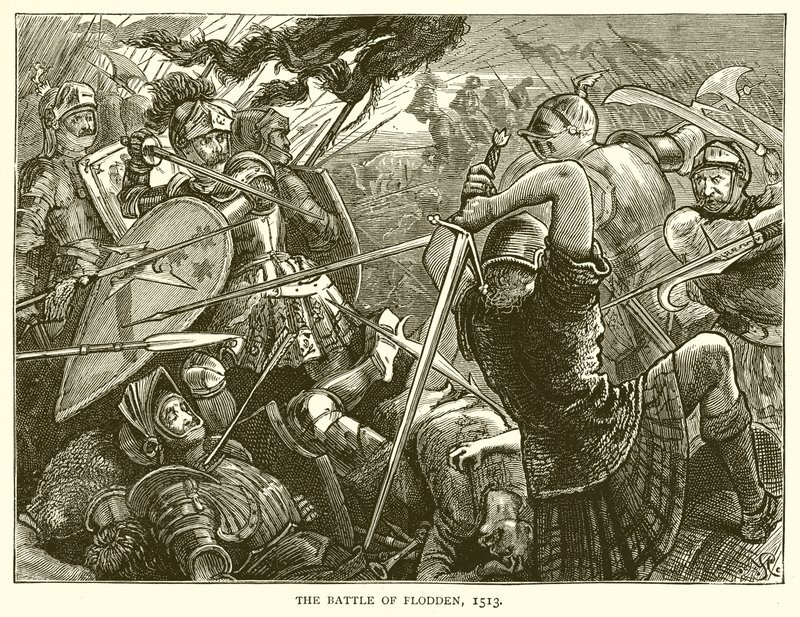 Slaget ved Flodden, 1513 av English School