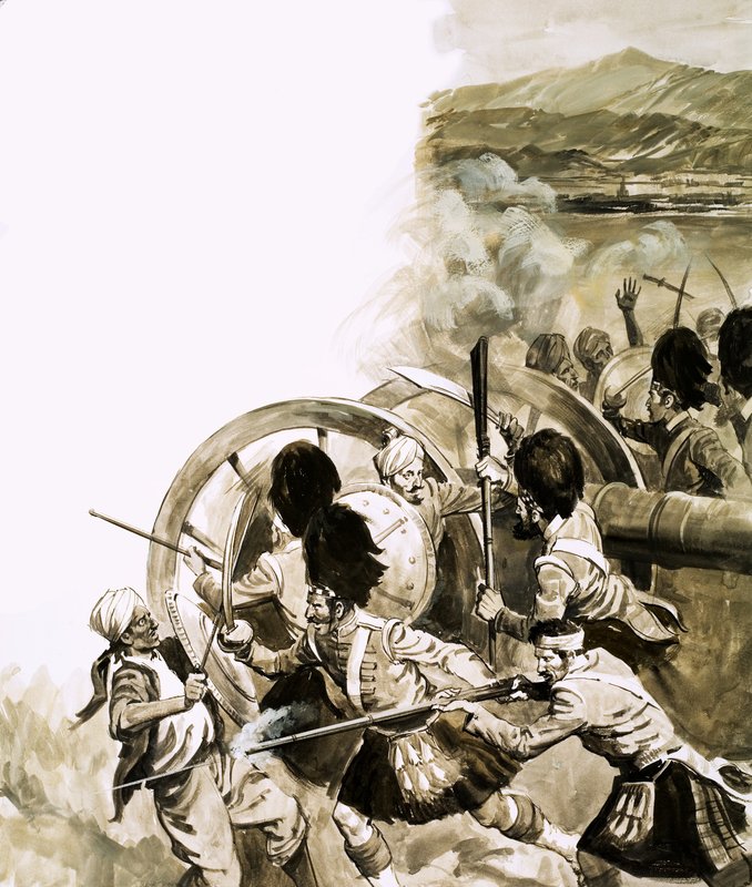 Slaget ved Kandahar, utkjempet 1. september 1880 av English School