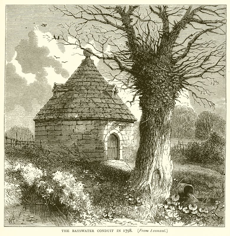 Bayswater Conduit i 1798 av English School