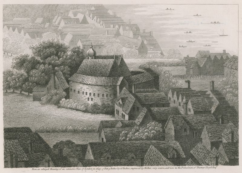 The Bear Garden, Bankside, Southwark, London av English School