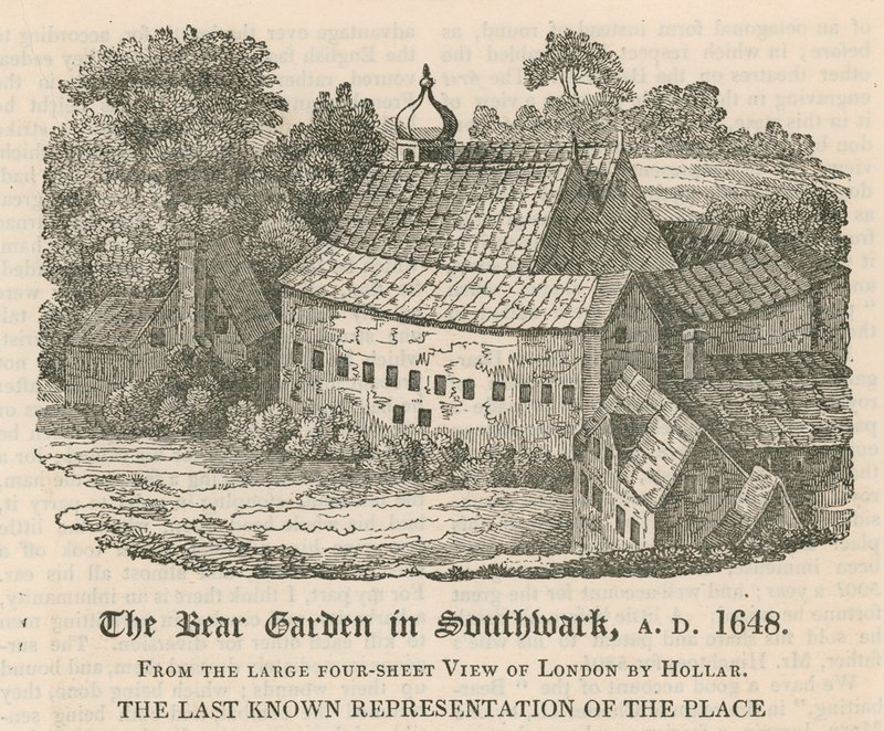 Bjørnehagen i Southwark, 1648 e.Kr av English School