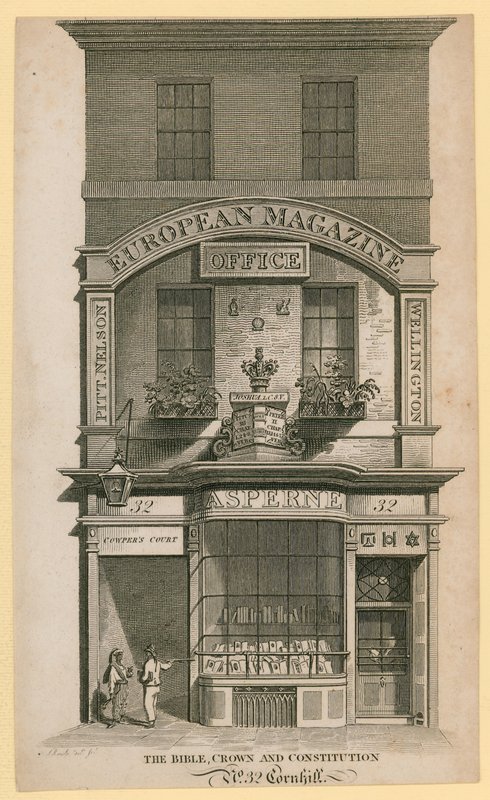 Bibelen, kronen og grunnloven, Cornhill, London av English School