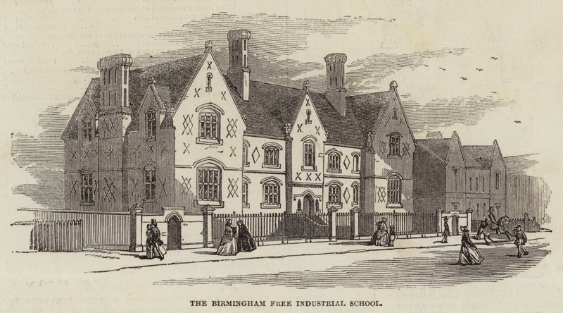 Birmingham Free Industrial School (gravering) av English School