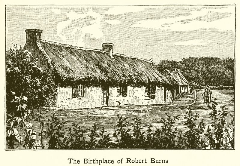 Fødestedet til Robert Burns av English School
