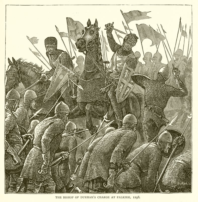 Biskopen av Durhams Charge i Falkirk, 1298 av English School
