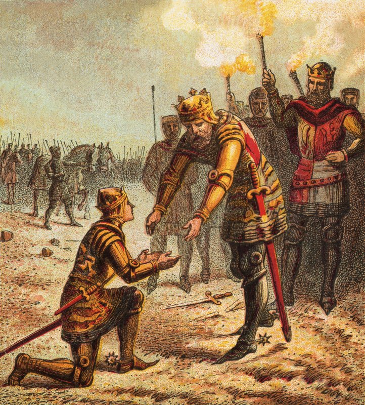 Den svarte prinsen på Crecy av English School