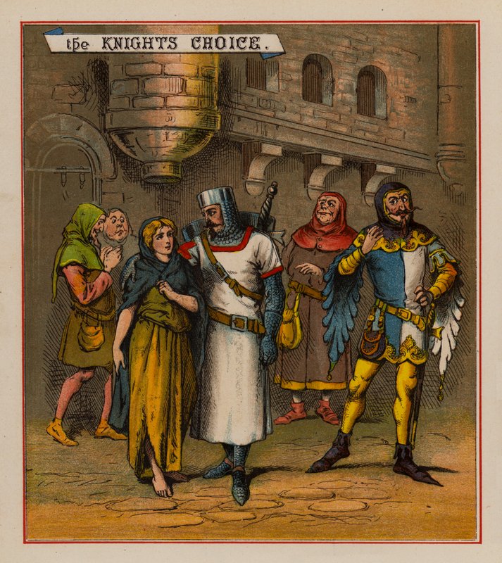 The Blind Beggar Of Bethnal Green (farge litho) av English School