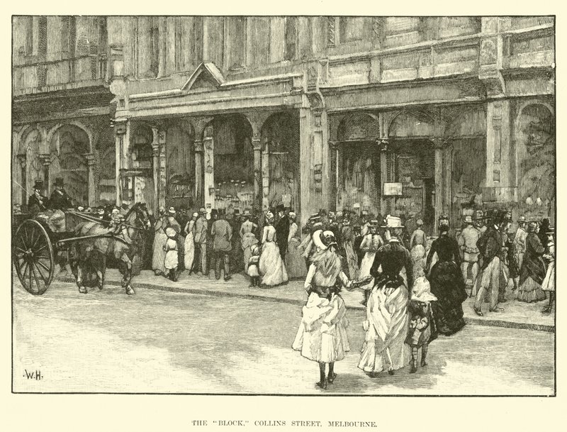 The Block, Collins Street, Melbourne av English School