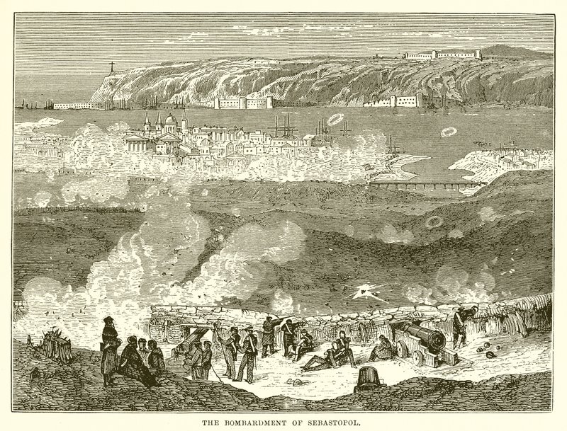 Bombardementet av Sebastopol av English School