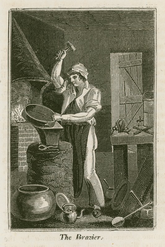 The Brazier (gravering) av English School