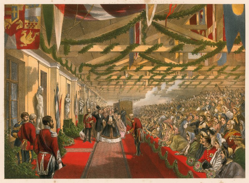 The Bricklayers Arms Station, 7. mars 1863 av English School