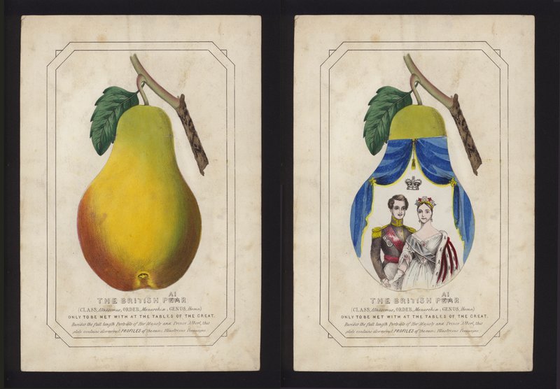 Det britiske paret, dronning Victoria og Albert, prinsgemalen av English School