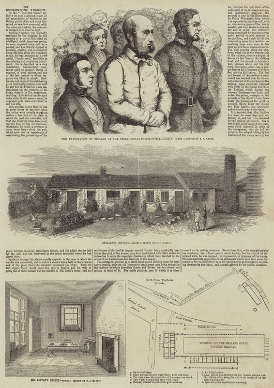 The Broadstone Tragedy (gravering) av English School