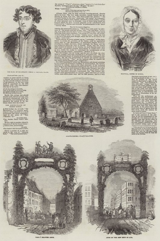 The Burns Festival (gravering) av English School
