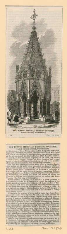 The Buxton Memorial Drinking Fountain, St Margarets Westminster av English School