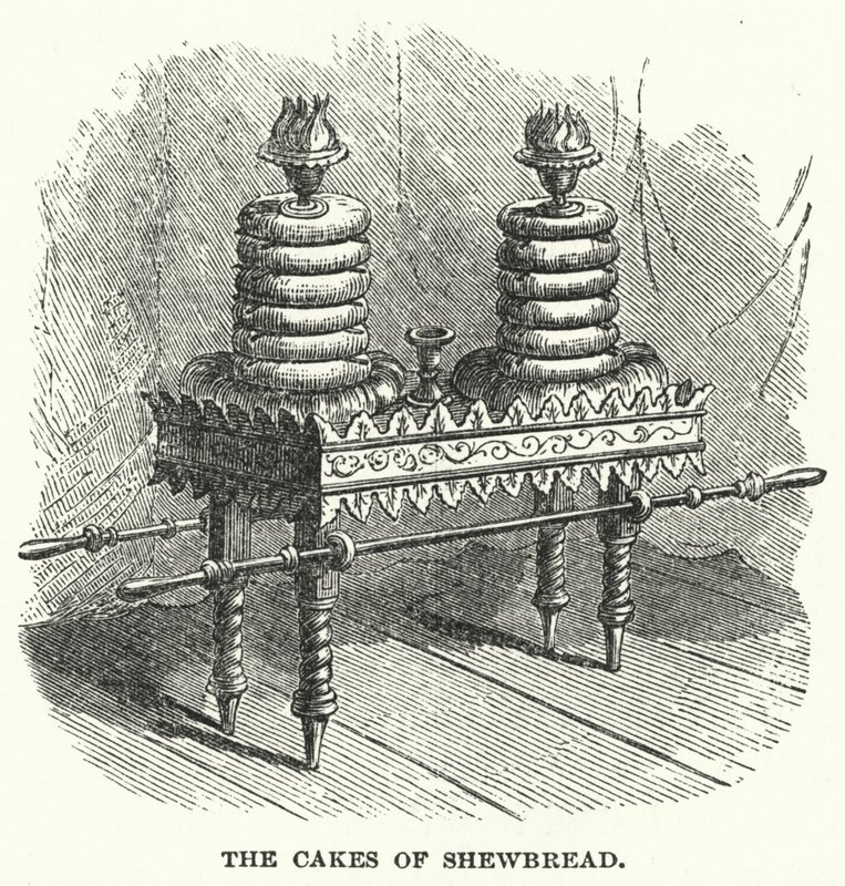 The Cakes of Shewbread (engraving) av English School
