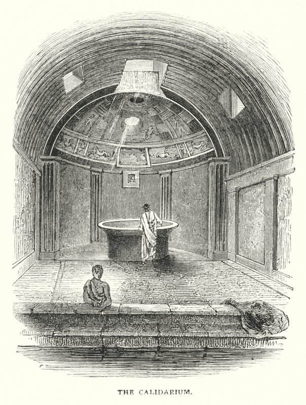 Calidarium (gravering) av English School