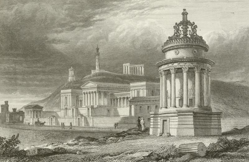 The Calton Hill, Edinburgh av English School