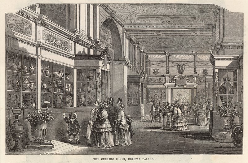 Den keramiske domstolen, Crystal Palace av English School