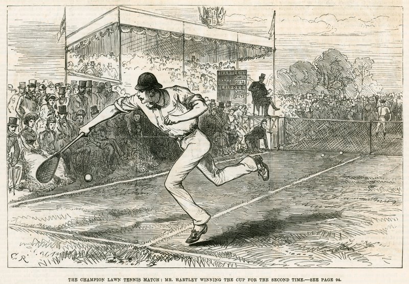The Champion Lawn Tennis Match: Mr Hartley vant cupen for andre gang av English School