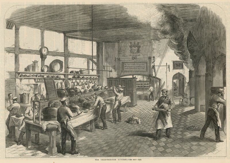 Chartehouse-kjøkkenet av English School