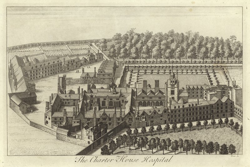 Charterhouse Hospital, London av English School