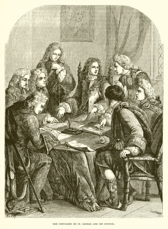 Chevalier de St. George og hans råd av English School