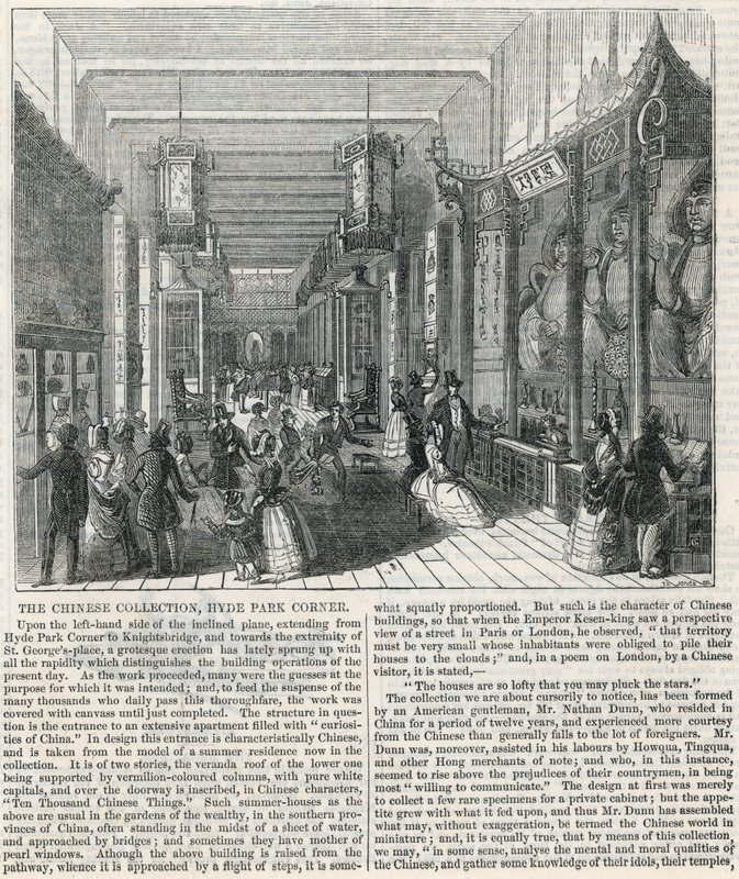Den kinesiske samlingen, Hyde Park Corner av English School