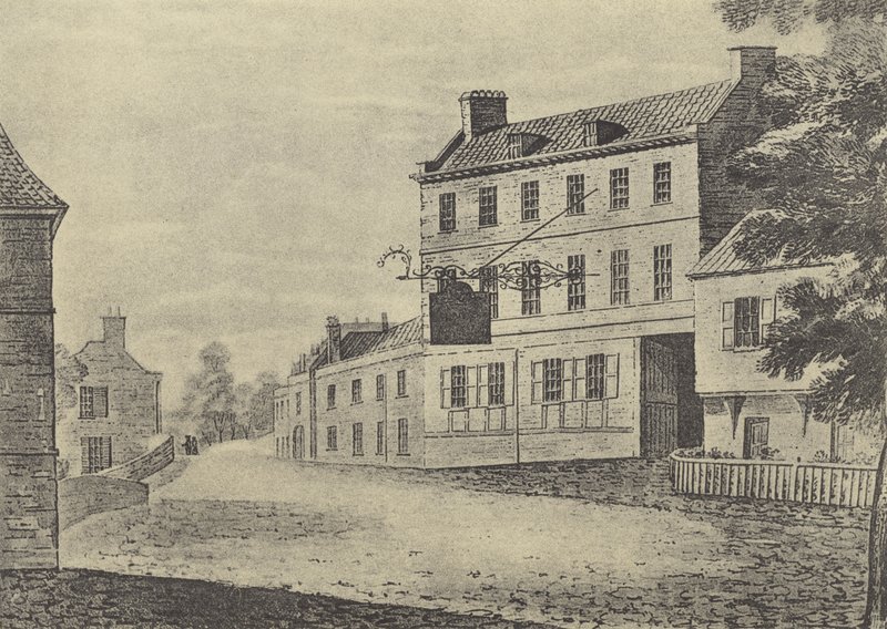 The Christopher Inn at Eaton i Buckinghamshire (gravyr) av English School