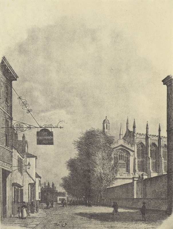 The Christopher Inn, etc (gravure) av English School