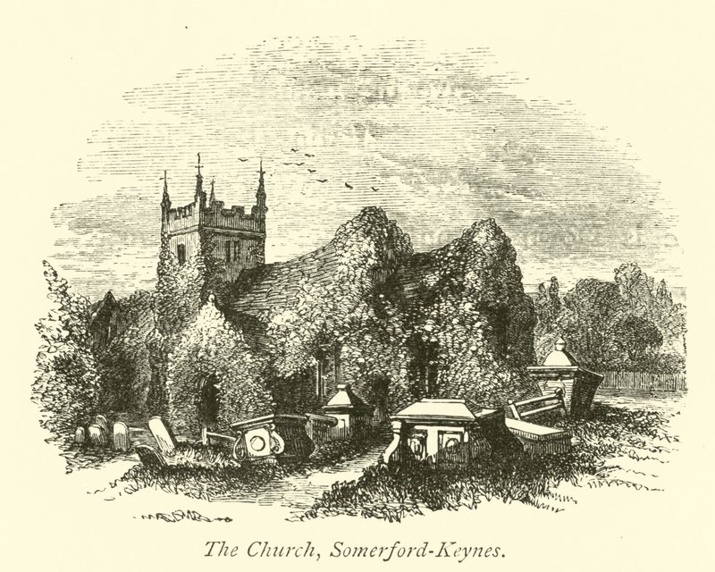 Kirken, Somerford-Keynes av English School