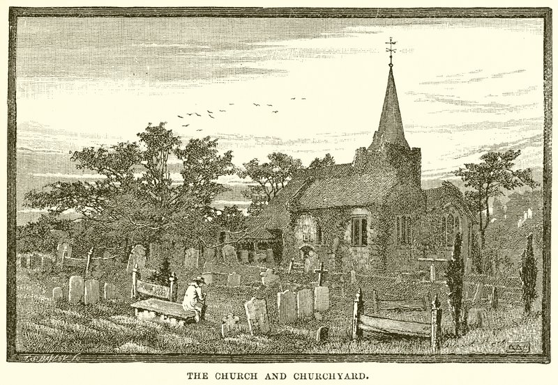 Kirken og kirkegården av English School