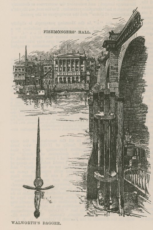 The City Guilds: The Fishmongers Company: Fishmongers Hall og Walworths Dagger av English School