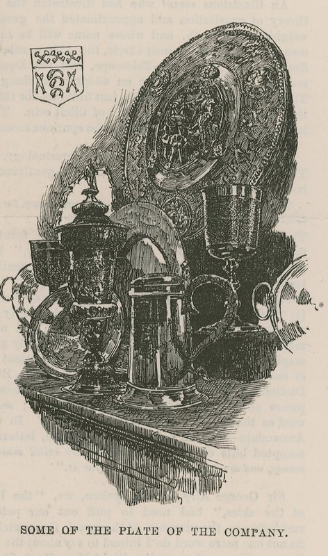The City Guilds: The Fishmongers Company: Noe av tallerkenen til selskapet av English School